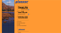 Desktop Screenshot of pioneer-research.com